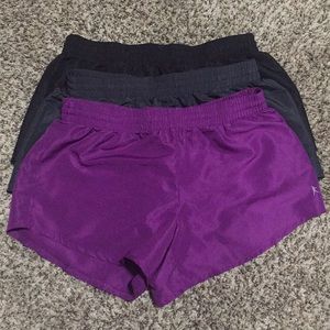 Danskin now athletic shorts size S set of 3